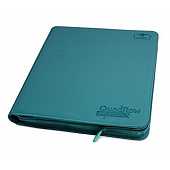 Ultimate Guard 12-Pocket QuadRow XenoSkin ZipFolio (Bleu Pétrole)