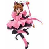 Cardcaptor Sakura Figurine Pop Up Parade Sakura Kinomoto: Black Cat Costume Ver. L Size 22cm