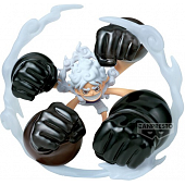 Banpresto One Piece World Collectable Figure Monkey D. Luffy Gear 5 Gum-Gum Dawn Gatling Special - 12 cm