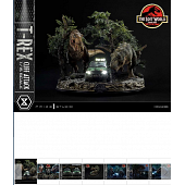 Jurassic World: The Lost World statuette 1/15 T-Rex Cliff Attack 53 cm
