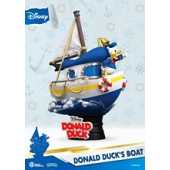 Disney - Diorama - Donald Duck's et son bateau 15cm