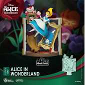Disney - Diorama - Livre Histoire - Alice - 15cm