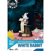 DISNEY - Alice - Lapin blanc - Statuette Mini Diorama 10cm