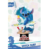 Disney Summer Series diorama PVC D-Stage Stitch Surf 15 cm
