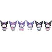 Sanrio Kuromi Party Series Minifiguren Kuromi 5 cm Blind Box Display (12)