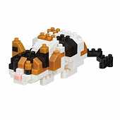 Figurine Chat Tricolore BANDAI Nanoblock Multicolore À partir de 6 ans 100+ Pièces