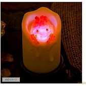 Bougie LED Calcifer Oscillante du Château Ambulant de Howl