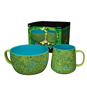 RICK AND MORTY - Set Petit Déjeuner Mug + Bol