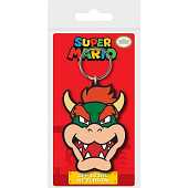 Super Mario - Bowser Porte-Clef en Caoutchouc