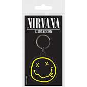 Nirvana - Sourire Porte-Clef en Caoutchouc