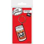 Les Simpsons - Duff Porte-Clef en Caoutchouc