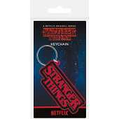 Stranger Things - Logo Rubber Keychain