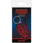 Stranger Things - Stuck in the Upside Down Rubber Keychain