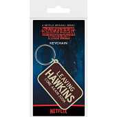 Stranger Things - Leaving Hawkins Rubber Keychain