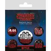 Stranger Things - Characters Badge Pack