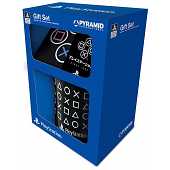 Playstation - Coffret cadeau Mug + Dessous de verre + Porte-clef