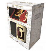 Harry Potter - Coffret cadeau : tasse, sous-verre et porte-clés 