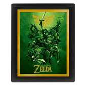 The Legend Of Zelda - Link 3D Lenticular Poster 28,7 x 23,5cm