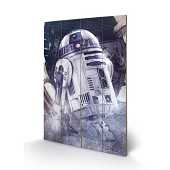 Star Wars - The Last Jedi R2-D2 Droid Wood Print