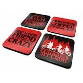 Stranger Things - Set de 4 Sous-Verres Phrases Culte