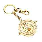 Harry Potter - Rotating Time Turner Keyring Gold Plated