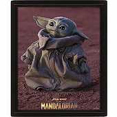 Star Wars: The Mandalorian (Grogu) 10 x 8" 3D Lenticular Poster (Ingelijst)