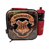 Harry Potter - Sac à Lunch Poudlard en Relief avec Bouteille 