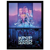 K-POP DEMON HUNTERS - Key Art - Impression Encadrée 45x35cm