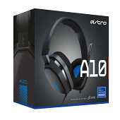 Astro Casque de jeu filaire A10 Gris et Bleu pour PS5, PS4