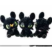 DRAGONS - Krokmou - Assortiment de 12 Peluches 3 Modèles - 18cm