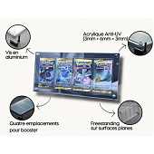 ACRYL - Protection Holder Acryl anti-UV - art set 4 boosters