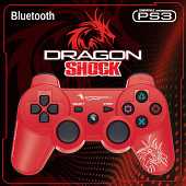 Dragon War Bluetooth PS3 Controller Rouge