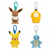 Pokémon assortiment peluches & porte-clés Clip On 10 cm