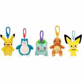 Pokémon, Unisex, Sleutelhanger, - Pluche Clip On (95177-14), Multicolor
