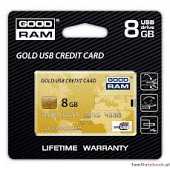 GOODRAM GOLD CREDIT CARD USB 8 GB
