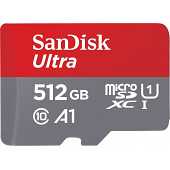 SanDisk Ultra MicroSDXC UHS-I Memory Card with Adapter 512GB
