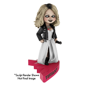 NECA Bride of Chucky Head Knocker Tiffany - Base Cœur Connecté - 18 cm