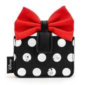 Funko Loungefly - Porte-cartes Minnie Polka avec noeud papillon
