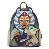 Star Wars The Mandalorian Ahsoka avec Grogu Sac à Dos Cosplay Cuir Mini 23x27cm