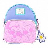 DISNEY LOUNGEFLY MINI SAC A DOS CONVERTIBLE DAISY DUCK & MINNIE MOUSE