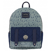 Pokemon Loungefly Mini Sac A Dos Faux Denim