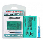 3.7V 850mAh Li-on Batterie Nintendo GBA SP