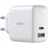 Aukey - Chargeur mural PD 32W à deux ports PA-F3S Swift Series