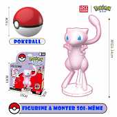 Pokemon Model Kit & Pokeball Mew 6 cm