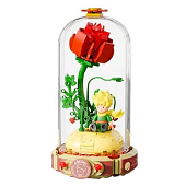 Le Petit Prince Série Éternité La Seule Rose Ensemble de Blocs de Construction - 22 cm