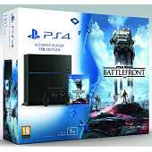 Playstation 4 1TB Black + Star Wars Battlefront