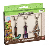 Minecraft 3 porte-clés