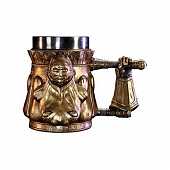 Nemesis Now Dark Souls Smough Chope 15.5cm Résine Or Officieusement Sous Licence Dark Souls Merch Dark Souls Trilogy Chope à Bière Insert Acier Inoxydable