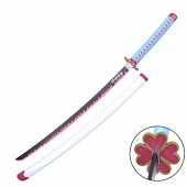 Katana en bambou - Inspiré du katana de Mitsuri Kanroji (Demon Slayer)