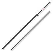 ORNAMENTAL KATANA WITH BAMBOO BLADE (ZS502W-2-WOOD)